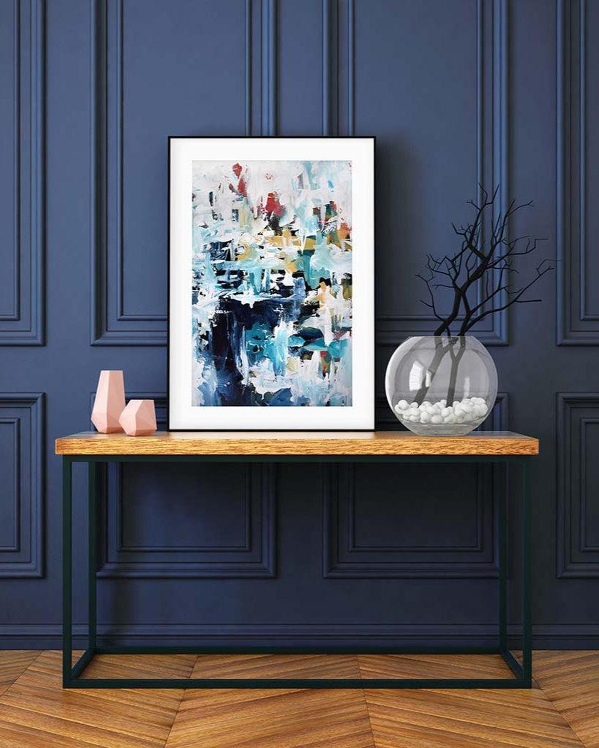 Abstract 196 Framed Art-framed-Wall Art Print-Abstract House