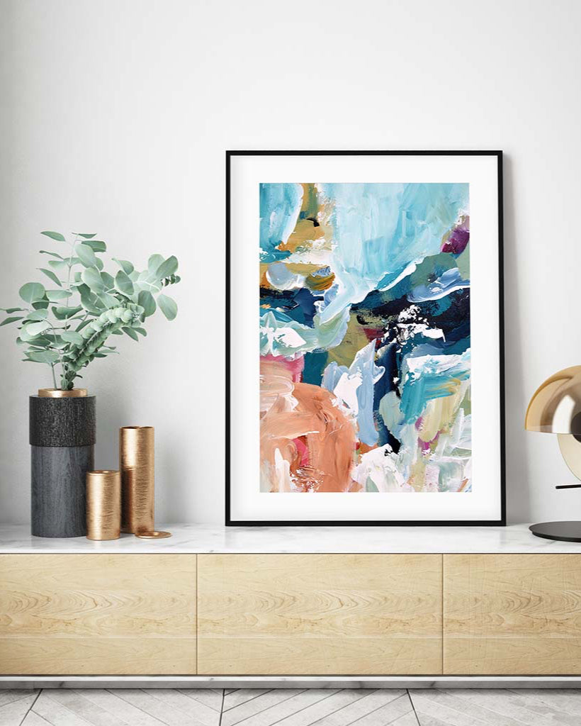Abstract 312 Framed Art-framed-Wall Art Print-Abstract House