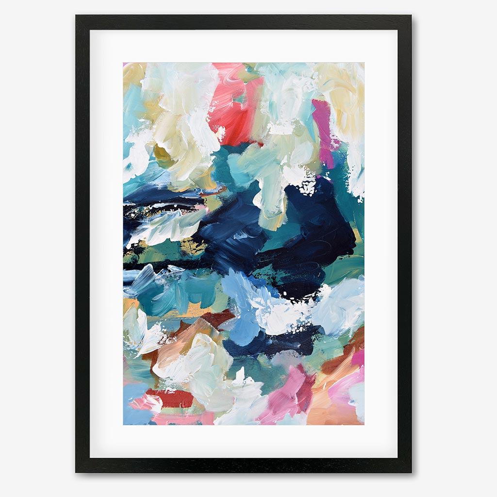 Abstract 317 Art Print - Black Frame - Abstract House