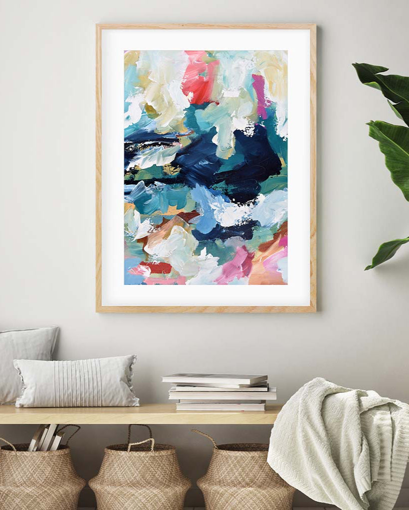 Abstract 317 Framed Art-framed-Wall Art Print-Abstract House