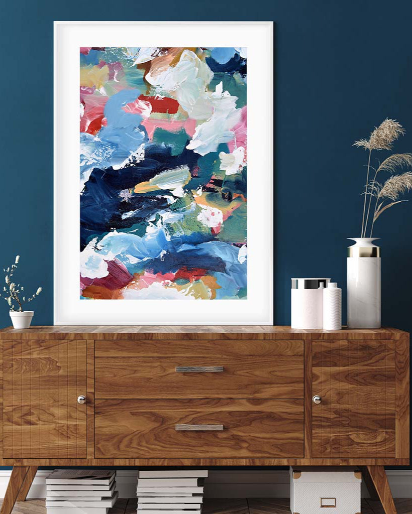 Abstract 319 Framed Art-framed-Wall Art Print-Abstract House