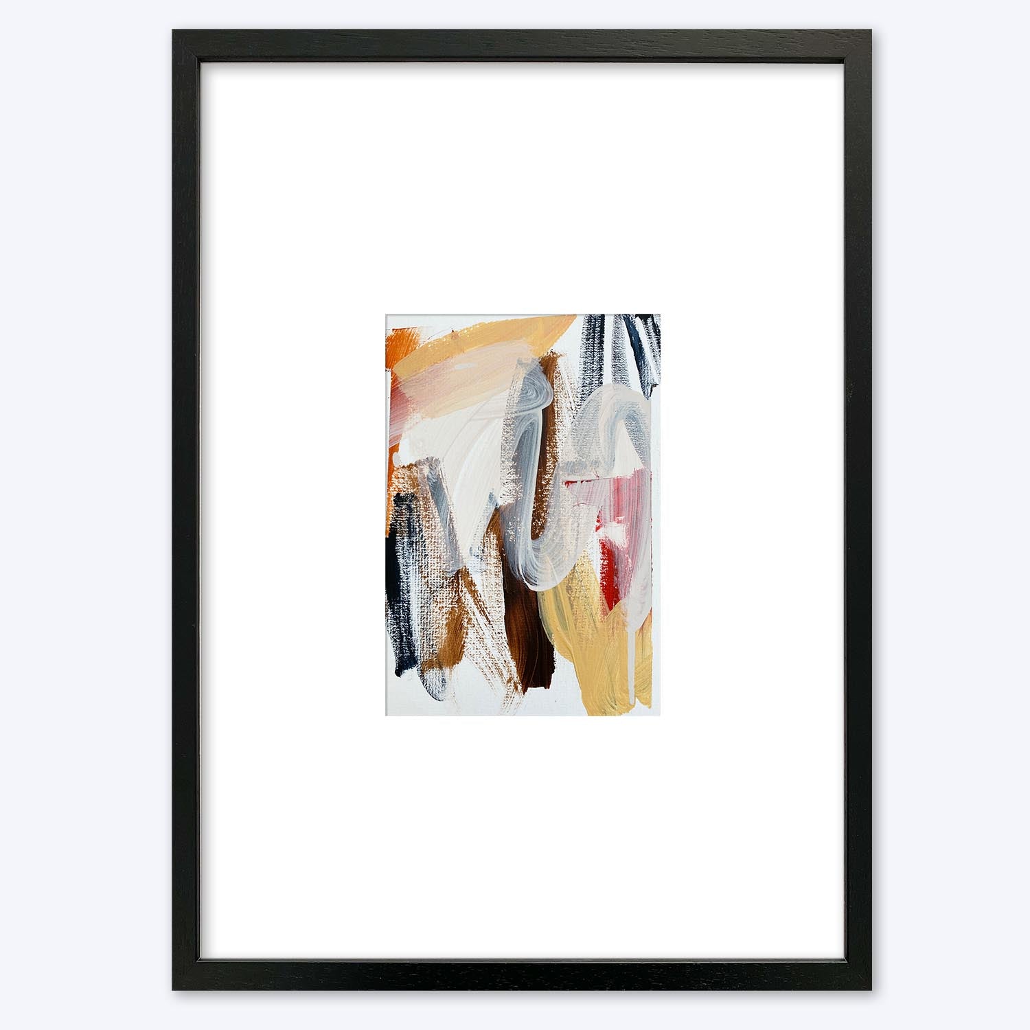 Composition 4 Framed Original Painting-framed-Painting-Abstract House