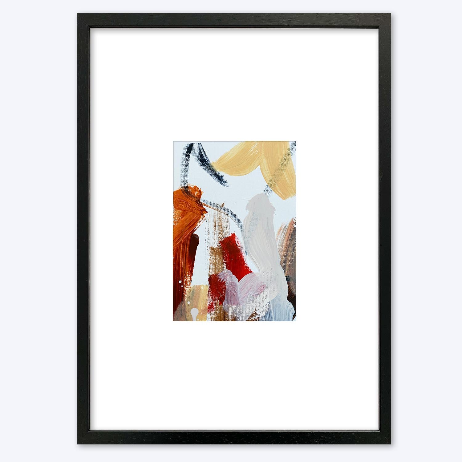 Composition 6 Framed Original Painting-framed-Painting-Abstract House