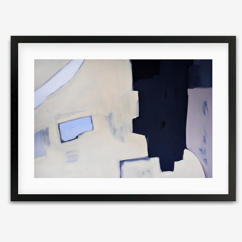 Abstraction 529 Art Print - Black Frame - Abstract House