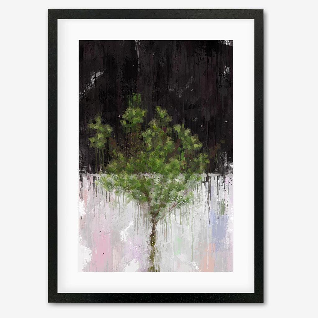 The Tree Of Life Art Print - Black Frame - Abstract House