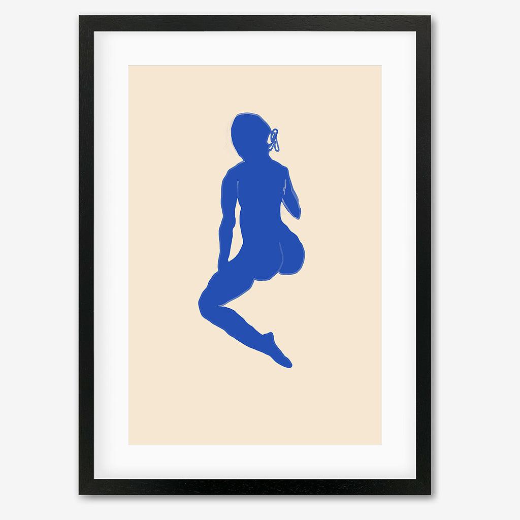 Matisse Female Seated Nude Art Print - Black Frame - Abstract House