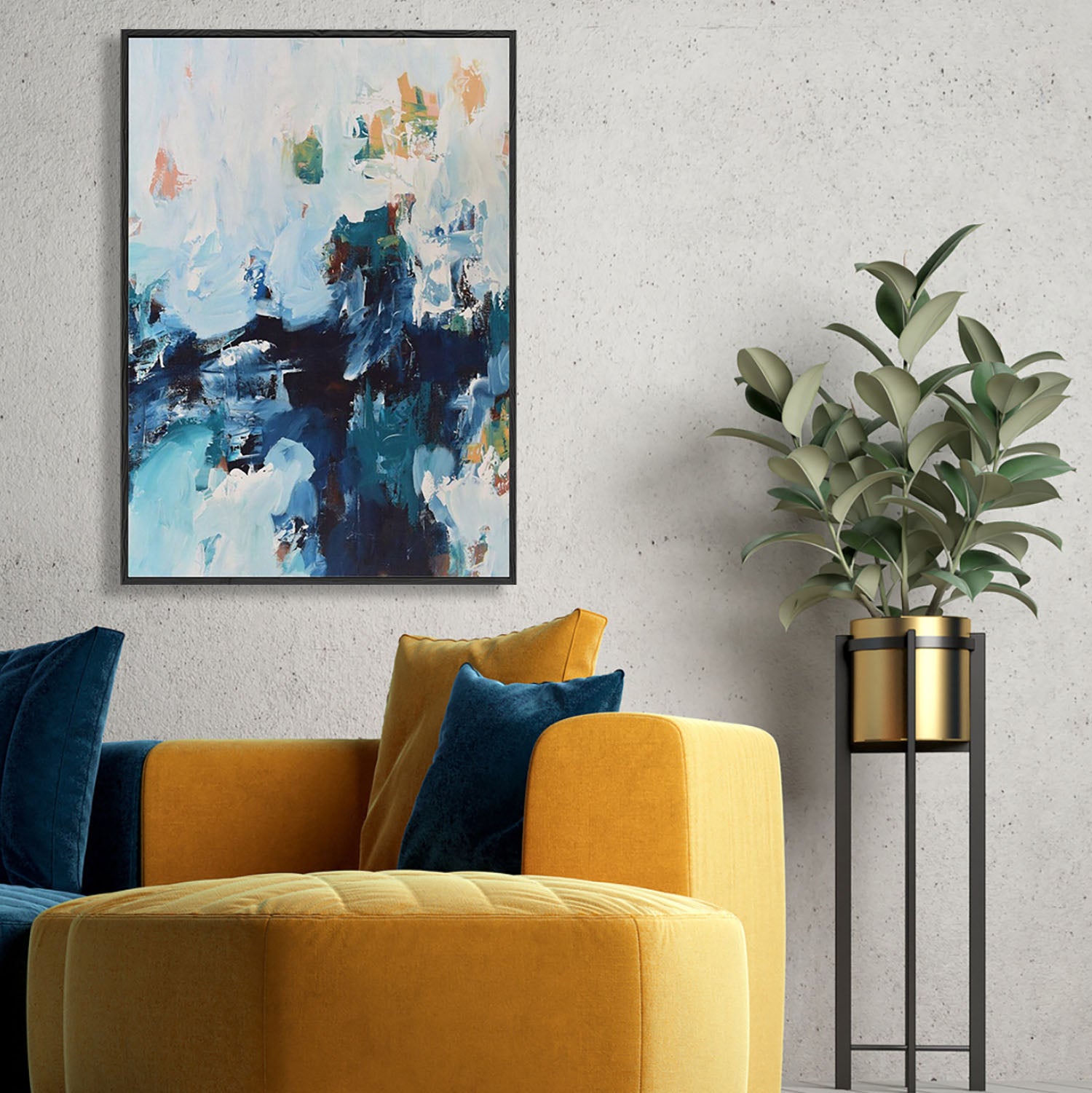 Abstract 384 Canvas Print-framed-Canvas Prints-Abstract House