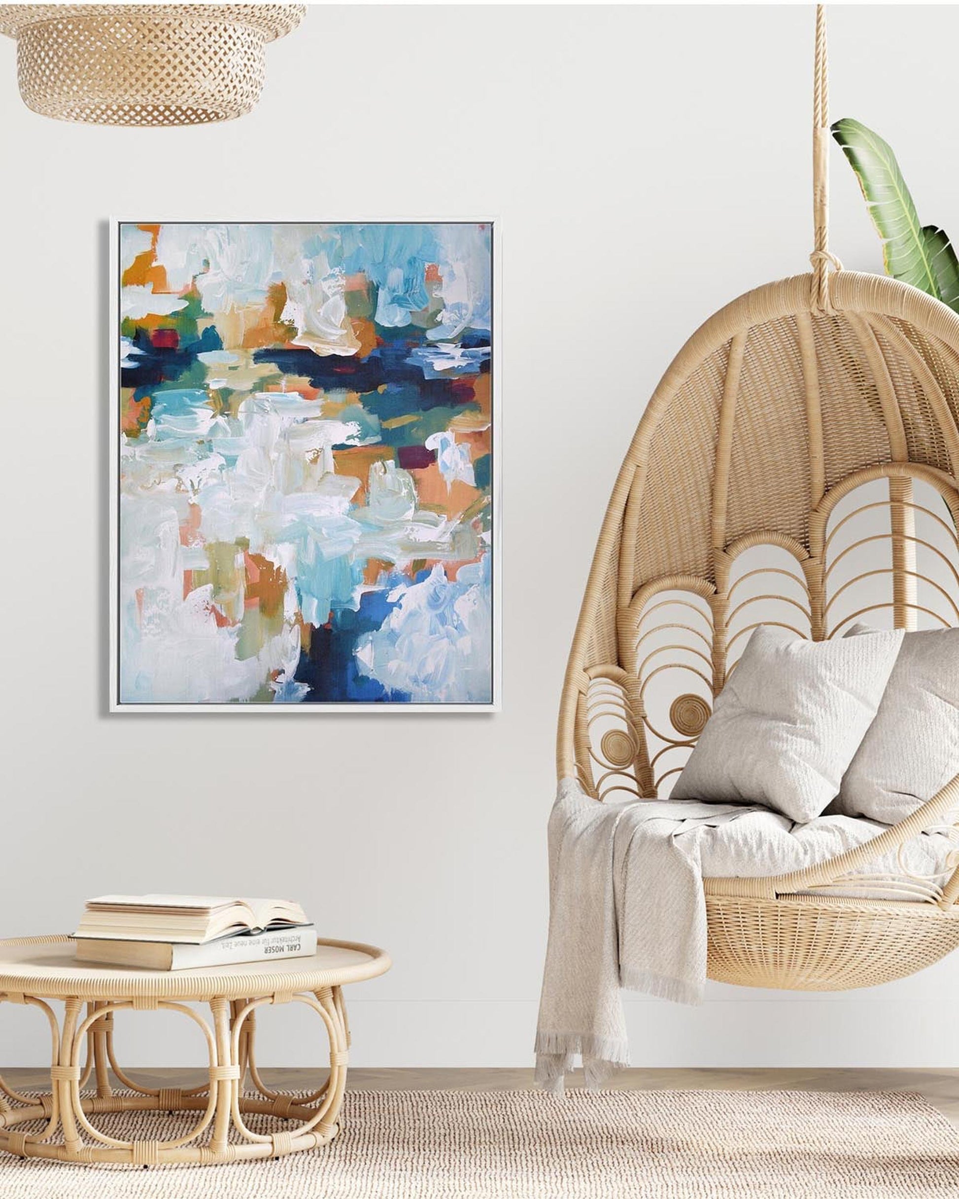 Abstract 409 Framed Canvas-framed-Canvas Prints-Abstract House