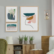 Abstract In Nature Gallery Wall Art-framed-Gallery Wall Art-Abstract House