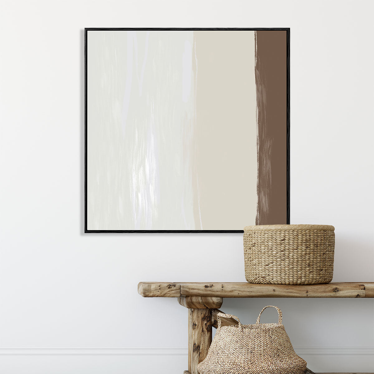 Abstract Study II Framed Canvas-framed-Square Canvas Prints-Abstract House