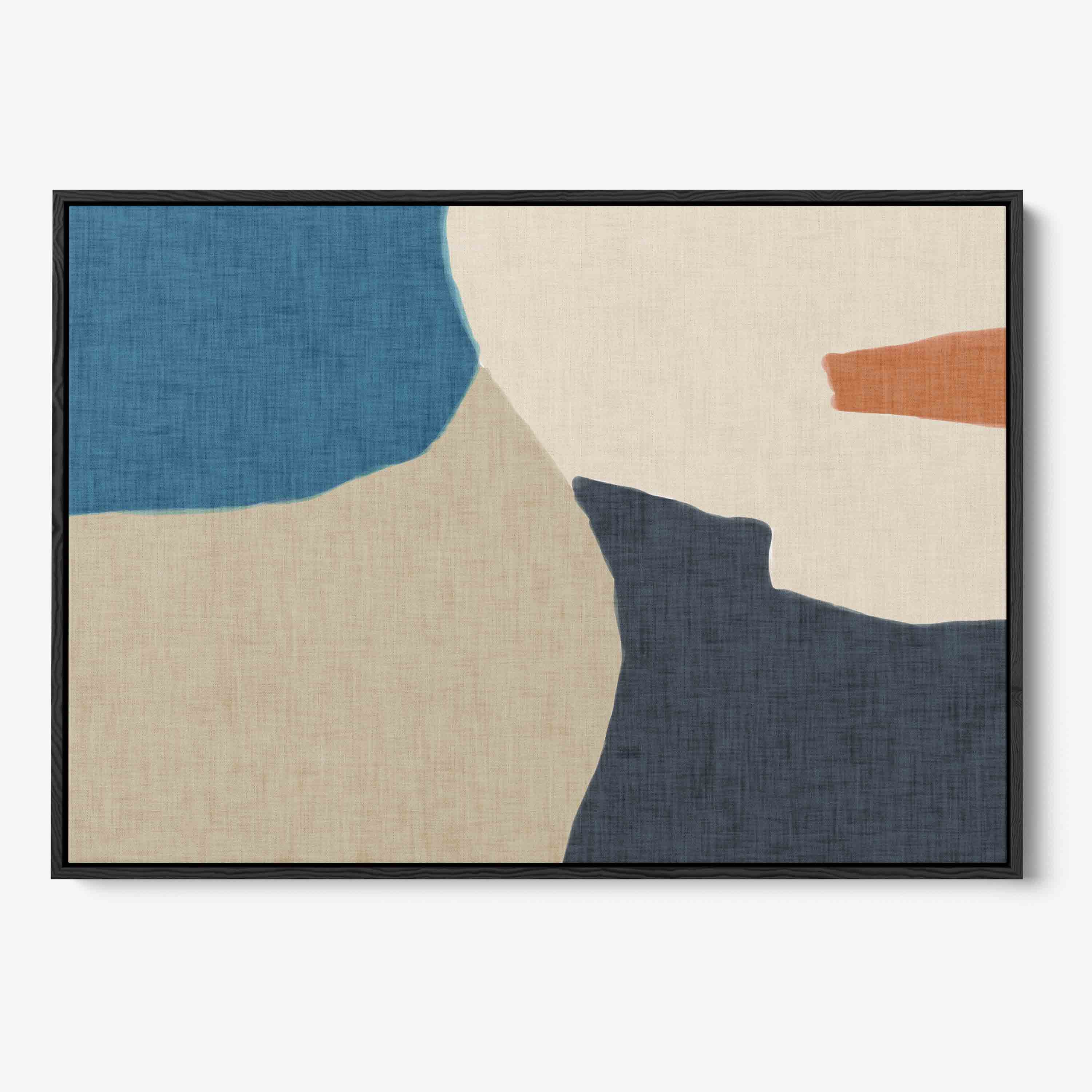 Calm Tones Canvas Print-framed-Canvas Prints-Abstract House