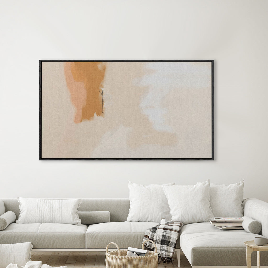Neutral Blush Canvas Print-framed-Canvas Prints-Abstract House