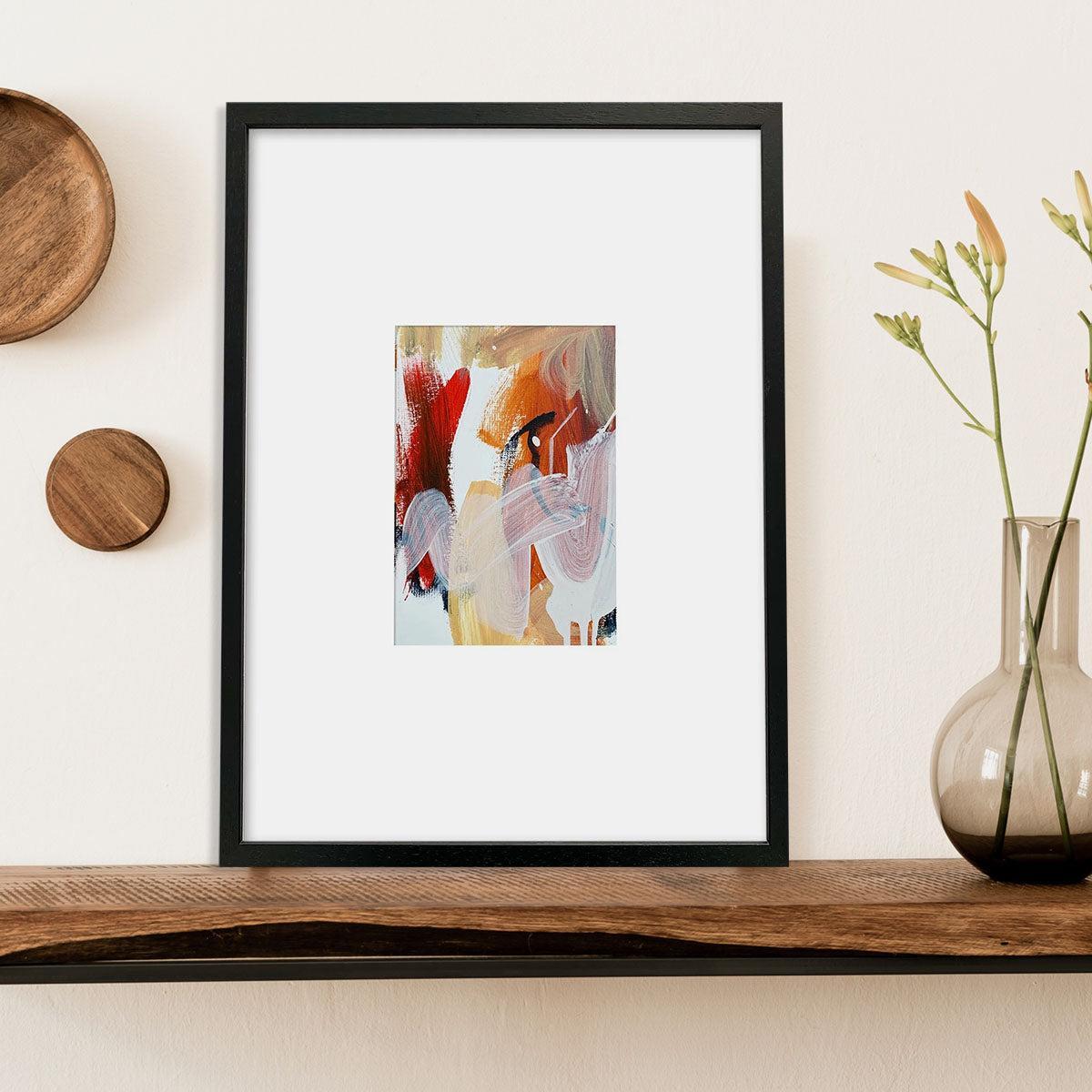 Composition 5 Framed Original Painting-framed-Painting-Abstract House