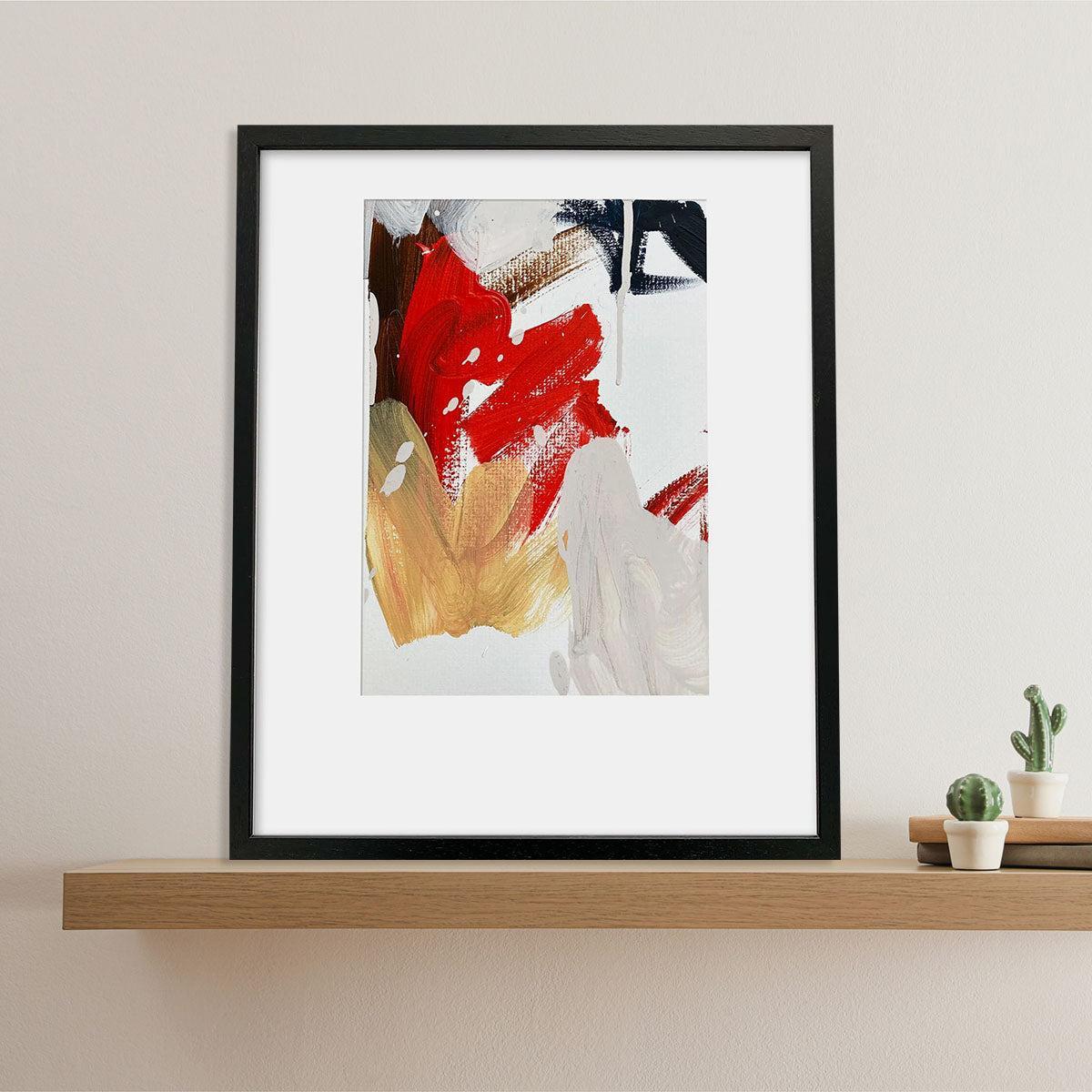 Composition 1 Framed Original Painting-framed-Painting-Abstract House