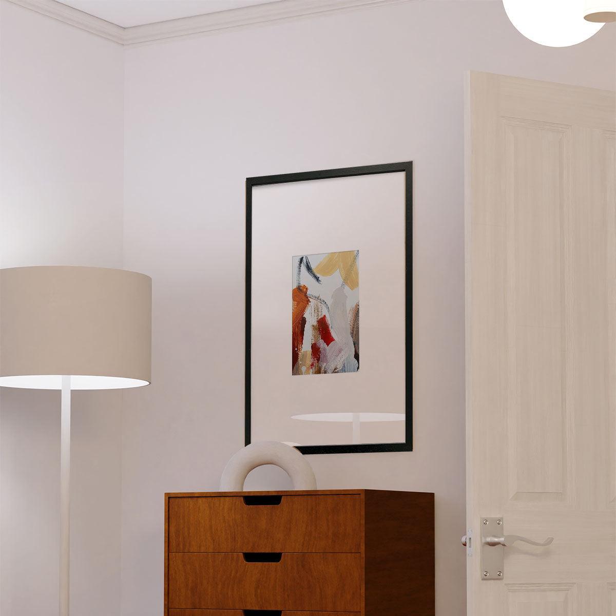 Composition 6 Framed Original Painting-framed-Painting-Abstract House