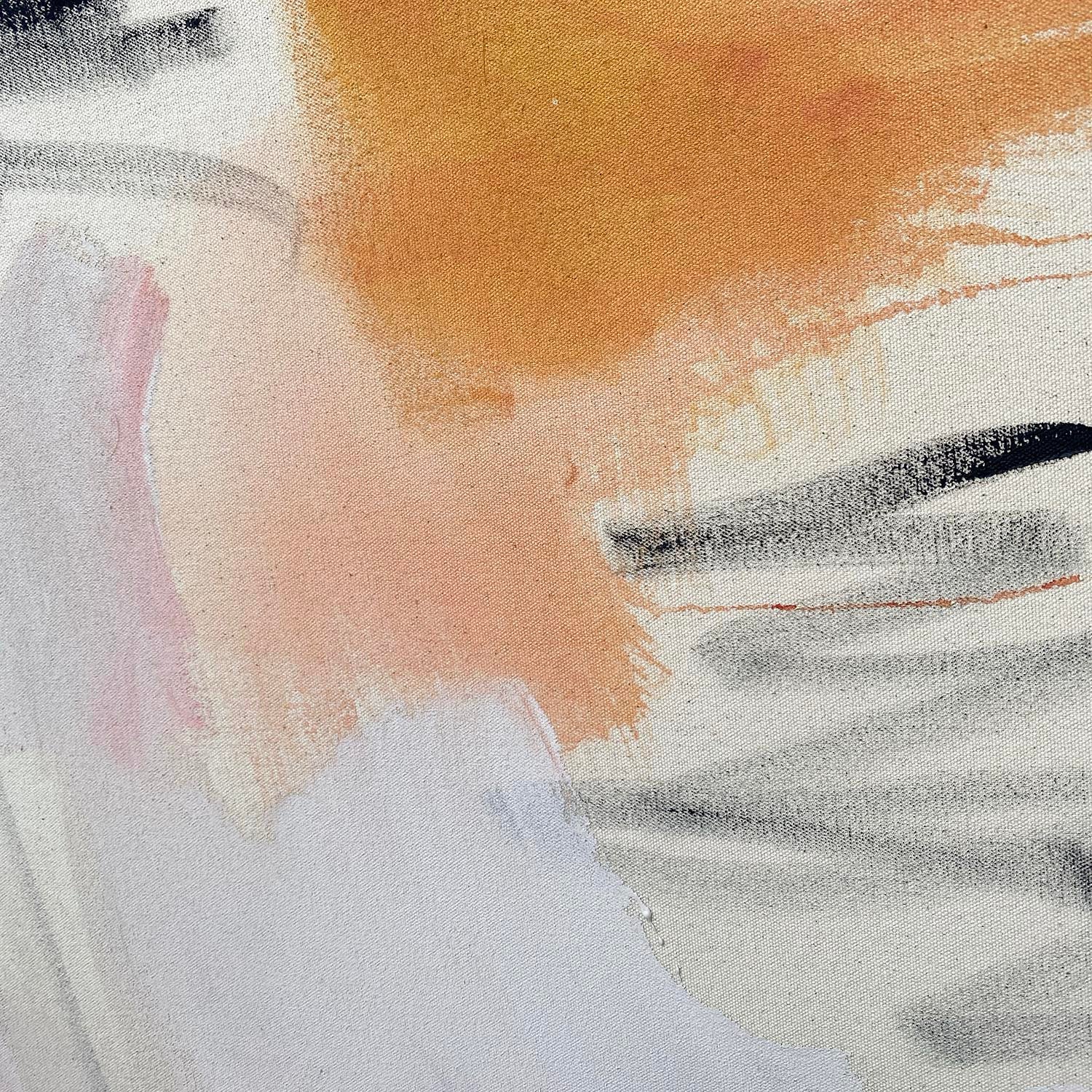 Contemplating - Original Painting-framed-Painting-Abstract House