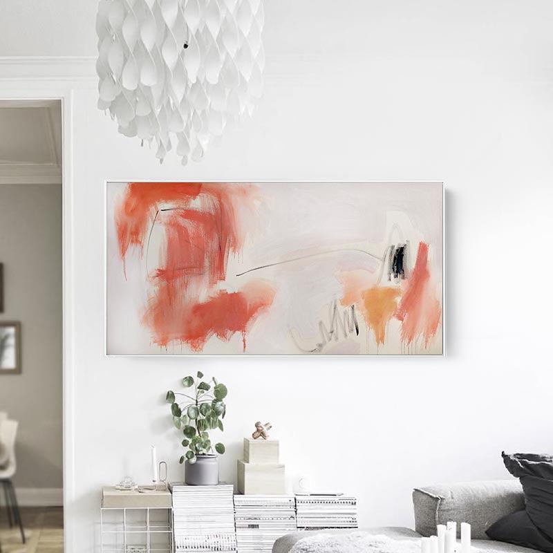 Contemplating - Original Painting-framed-Painting-Abstract House