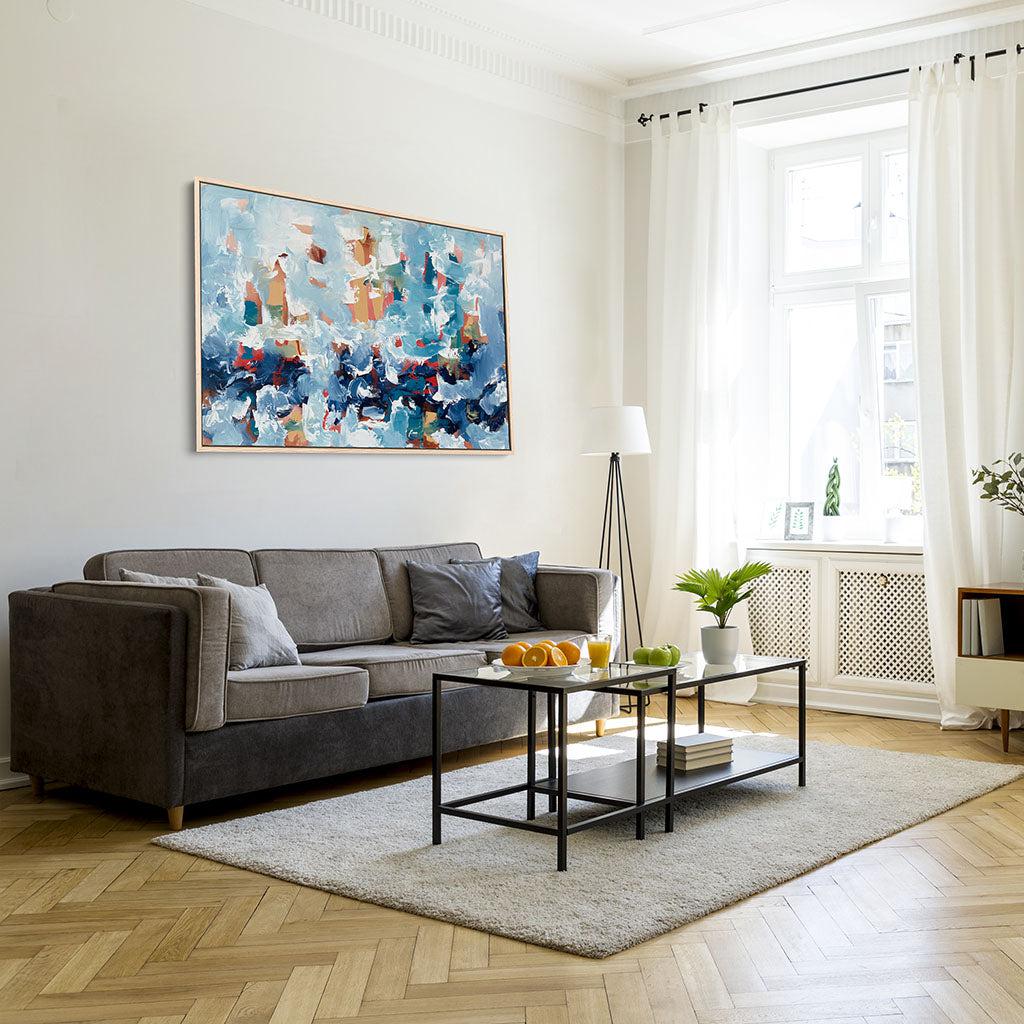 Controlling The Wave Original Painting - - Abstract House