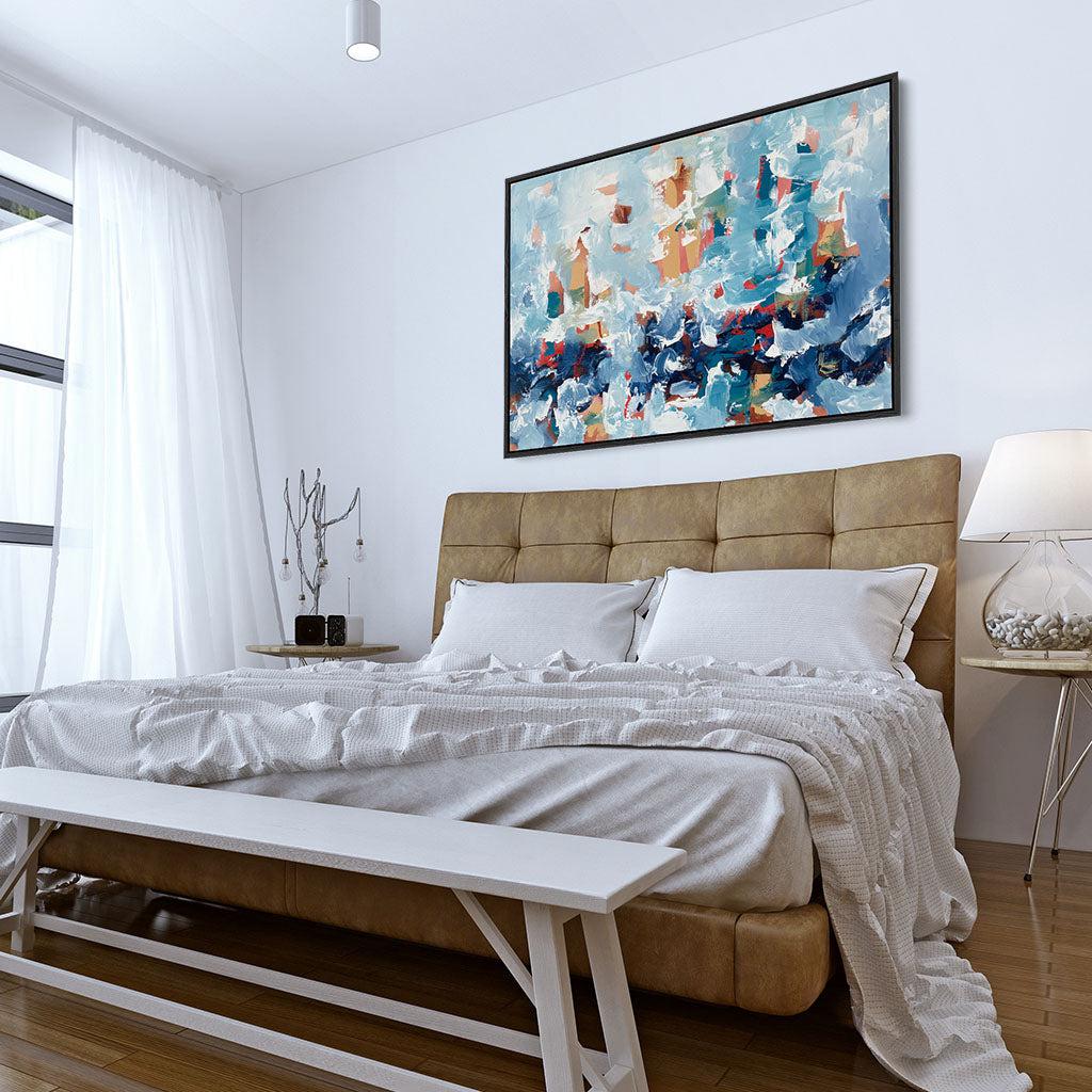 Controlling The Wave Original Painting - - Abstract House