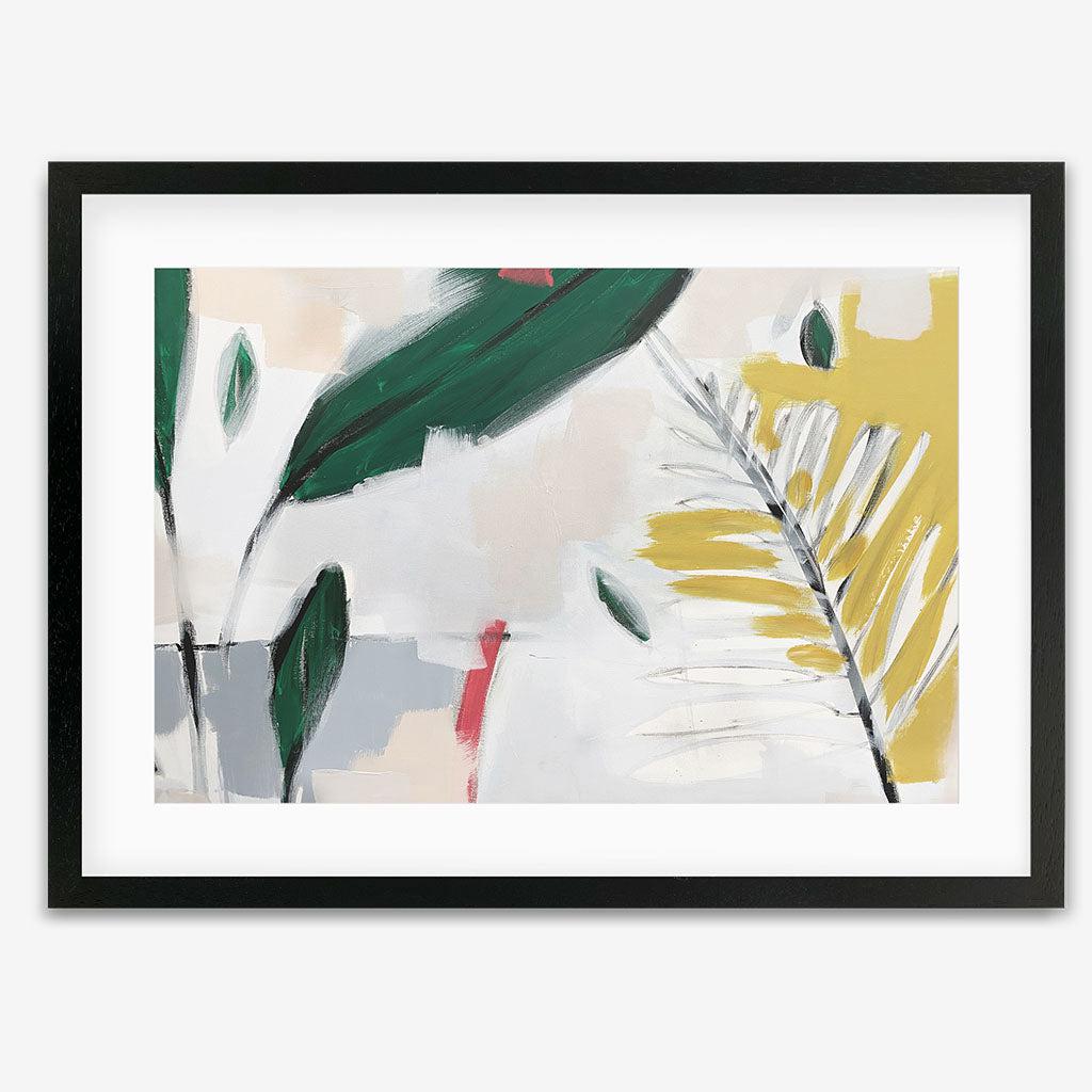Abstraction 109 Art Print - Black Frame - Abstract House