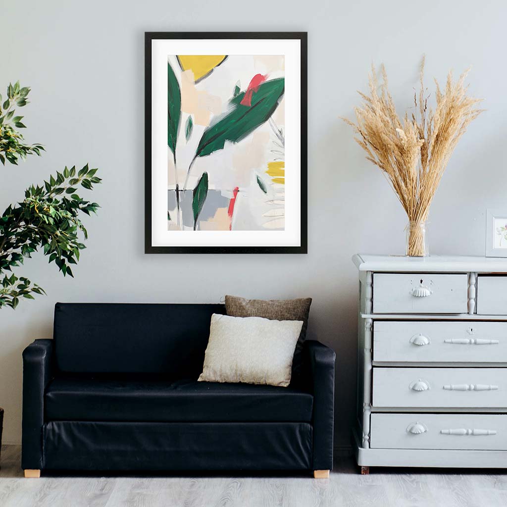 Abstraction 108 Art Print-framed-Wall Art Print-Abstract House