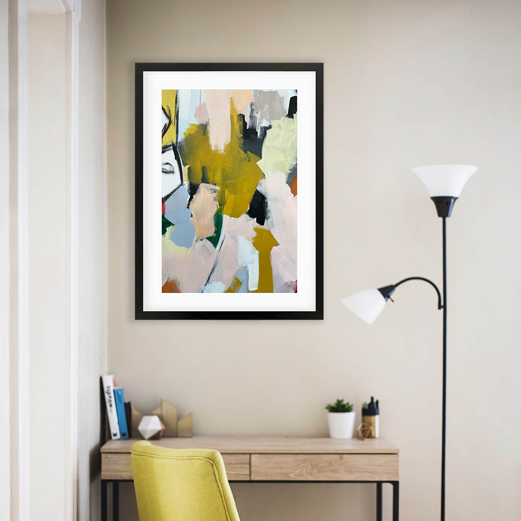 Abstraction 106 Art Print-framed-Wall Art Print-Abstract House