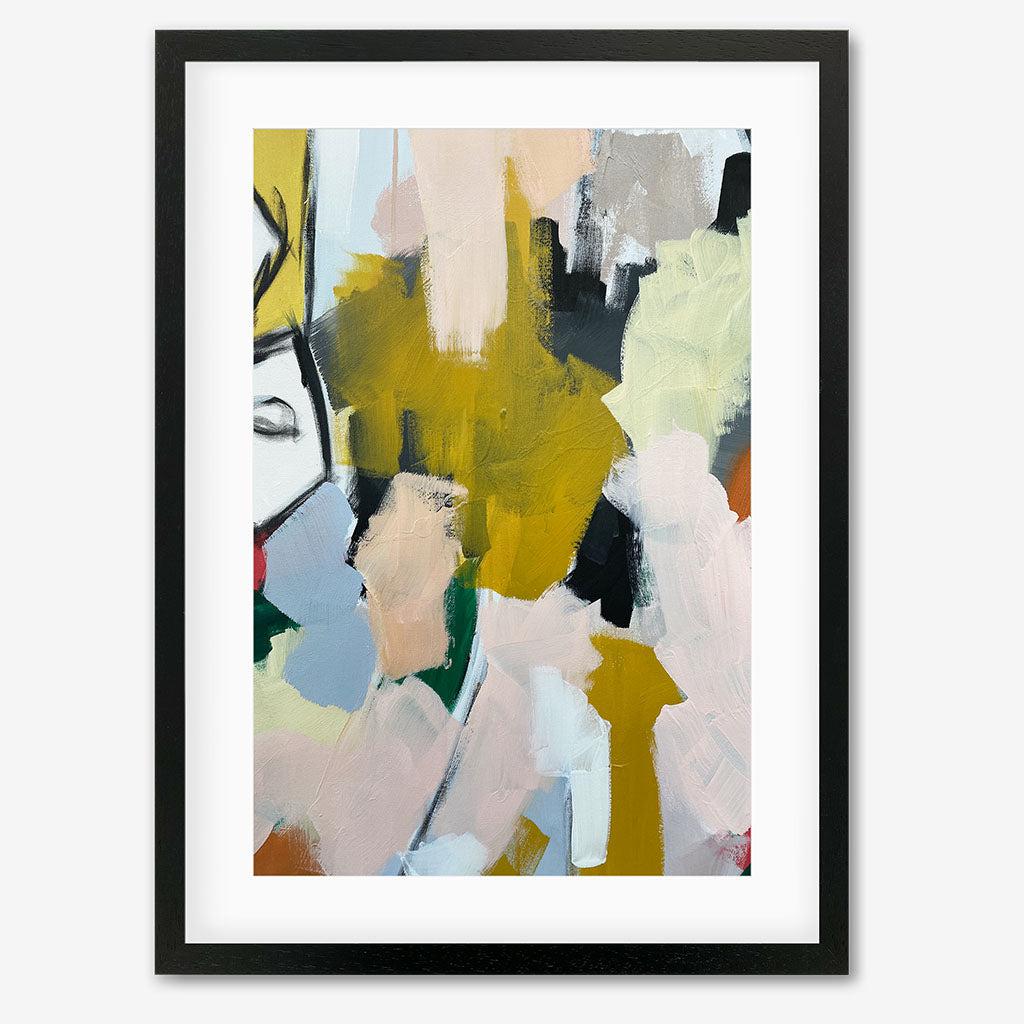 Abstraction 106 Art Print - Black Frame - Abstract House