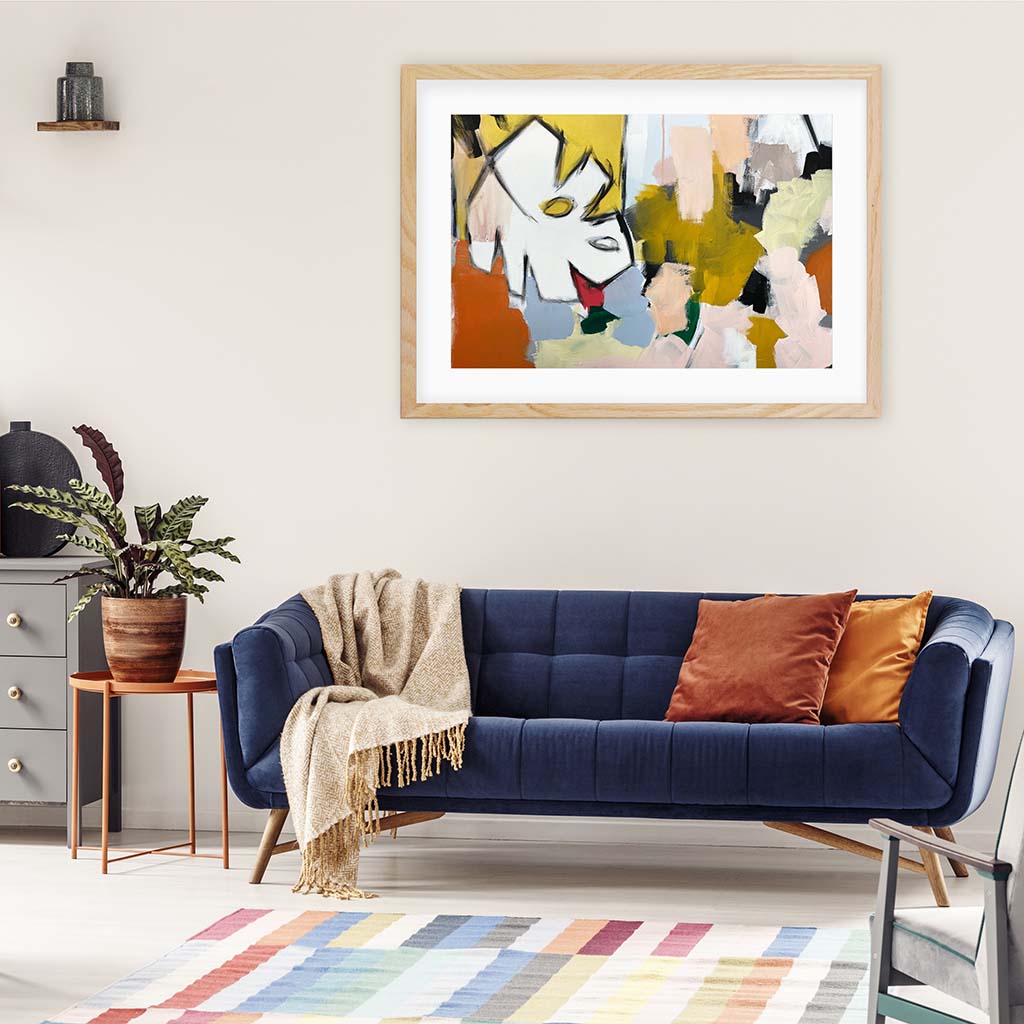 Abstraction 105 Art Print-framed-Wall Art Print-Abstract House