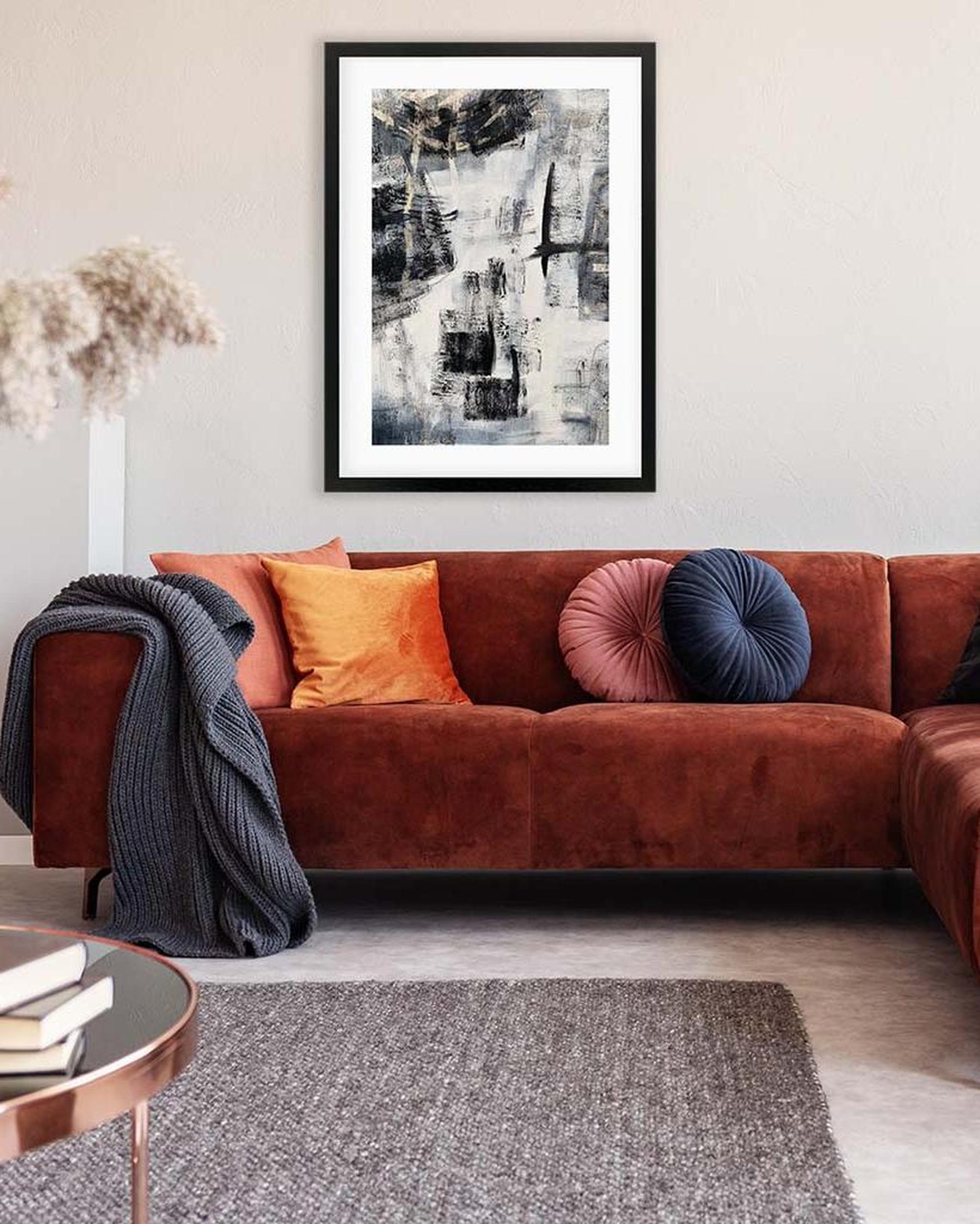Abstraction 103 Framed Art-framed-Wall Art Print-Abstract House