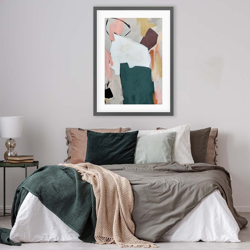 Abstraction 102 Art Print-framed-Wall Art Print-Abstract House