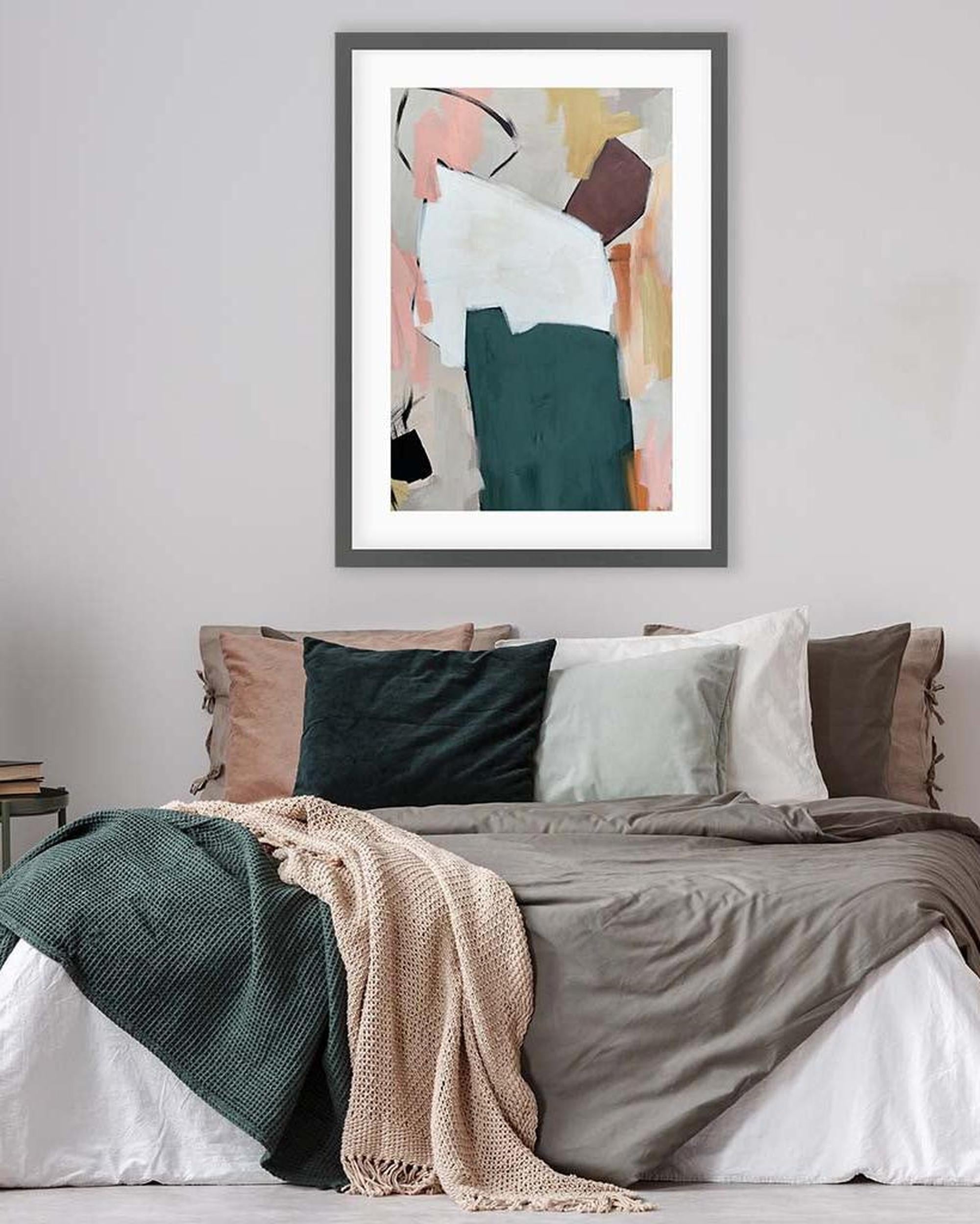 Abstraction 102 Framed Art-framed-Wall Art Print-Abstract House