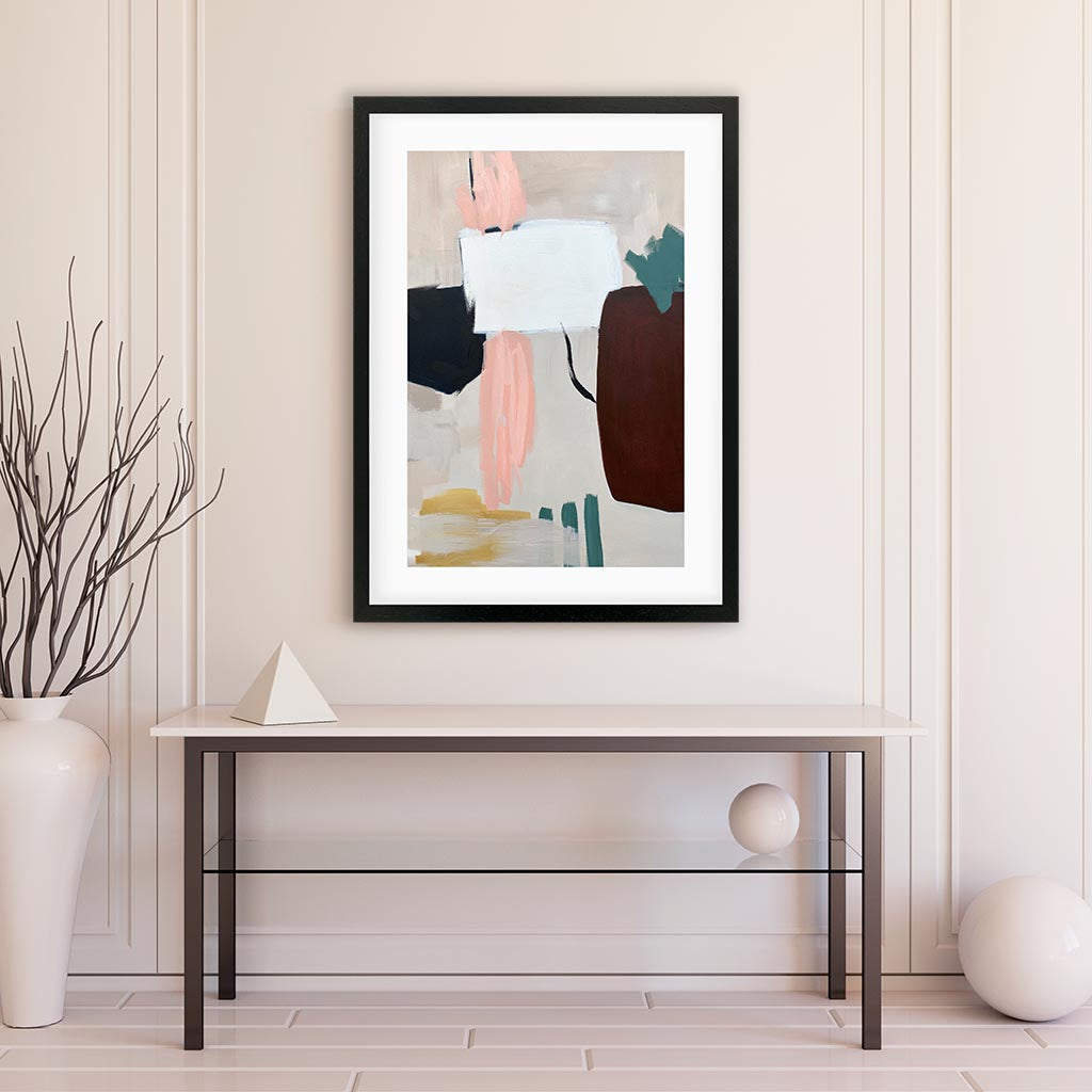 Abstraction 100 Art Print-framed-Wall Art Print-Abstract House