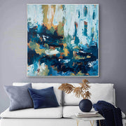 Fables 3 - Original Painting-framed-Painting-Abstract House