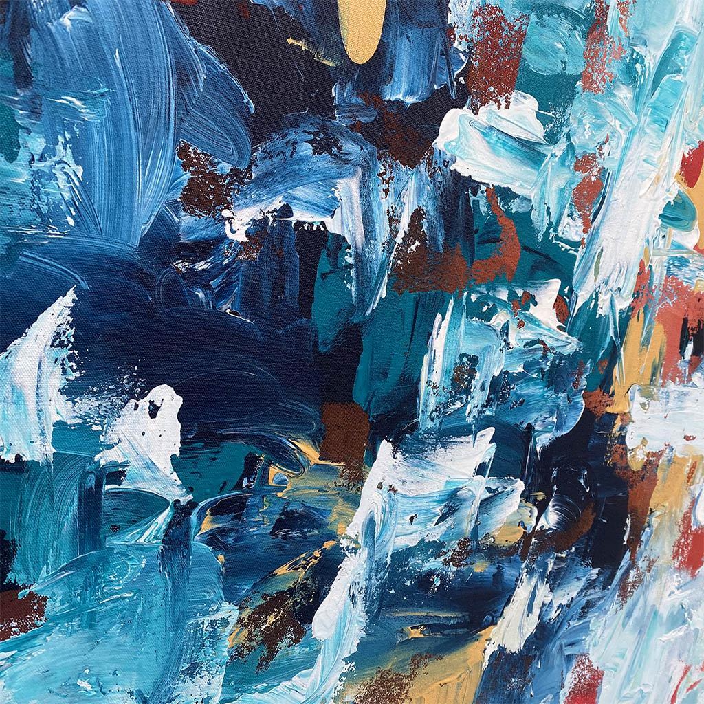 Fables - Original Painting-framed-Painting-Abstract House