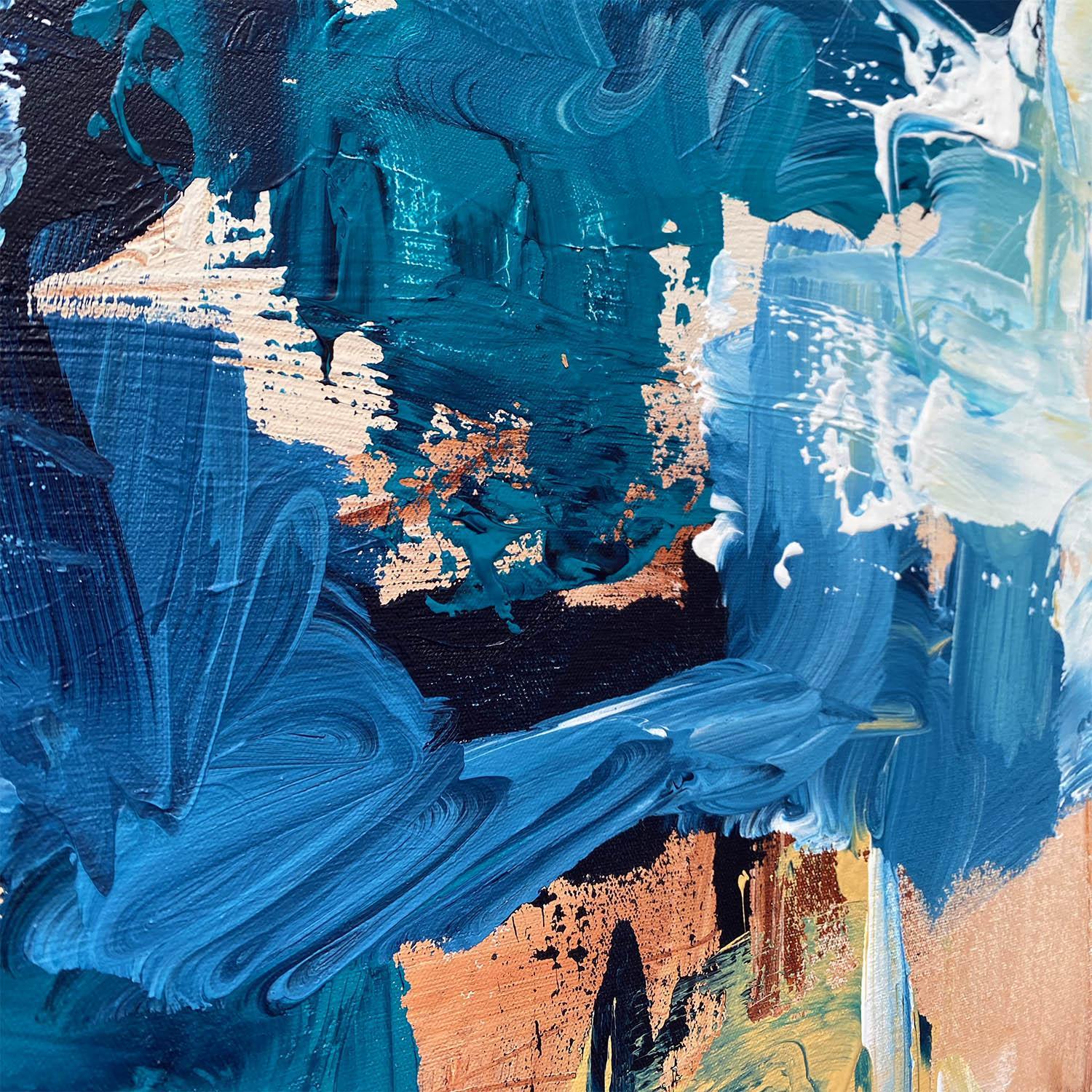 Fables V - Original Painting-framed-Painting-Abstract House