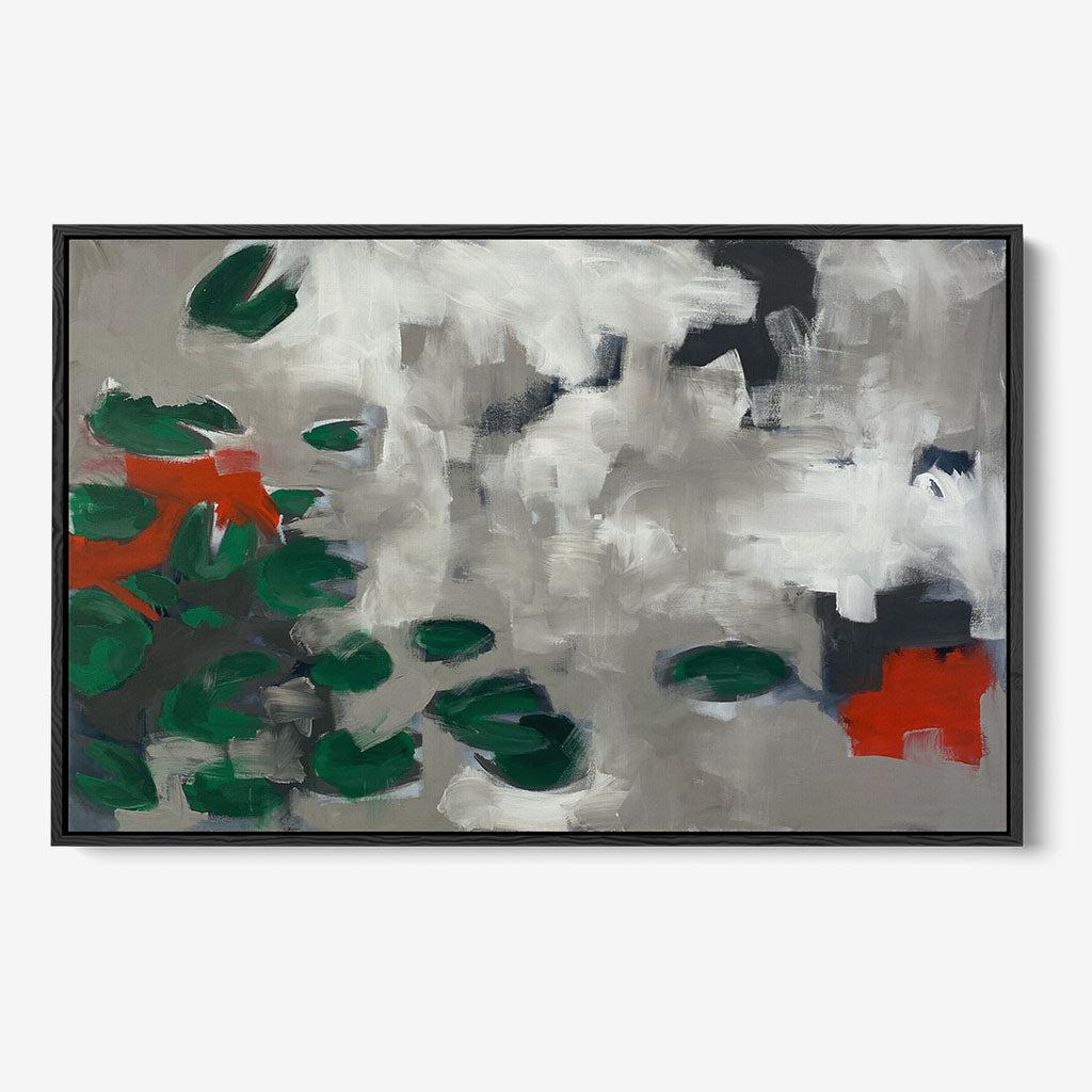 Floating Pond - Original Painting - - Abstract House