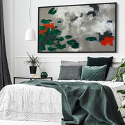Floating Pond - Original Painting - - Abstract House
