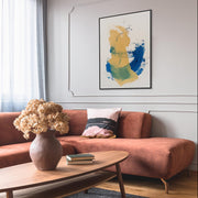 Colour Burst - Original Painting-framed-Painting-Abstract House