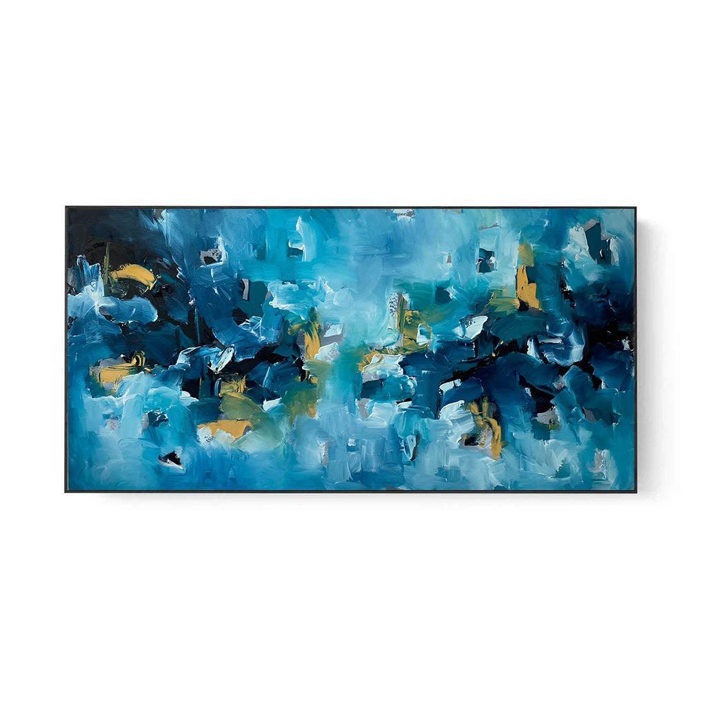 Dreaming - Original Painting-framed-Painting-Abstract House