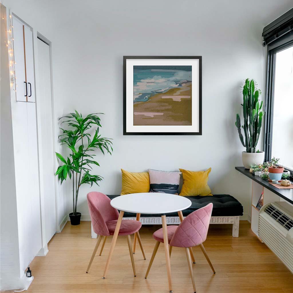 Abstract Breeze I Framed Art-framed-Square Art Prints-Abstract House