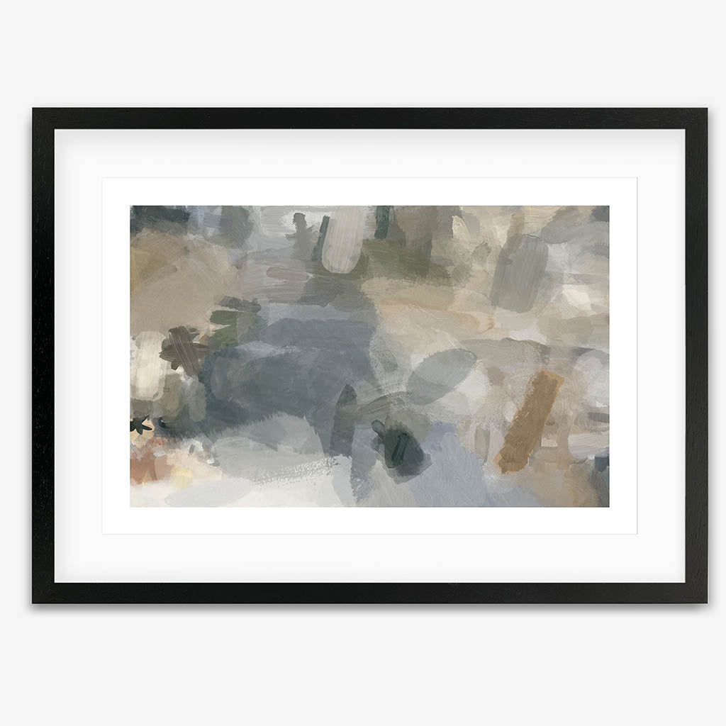 Impressionist Neutral Mood Framed Print-framed-Wall Art Print-Abstract House