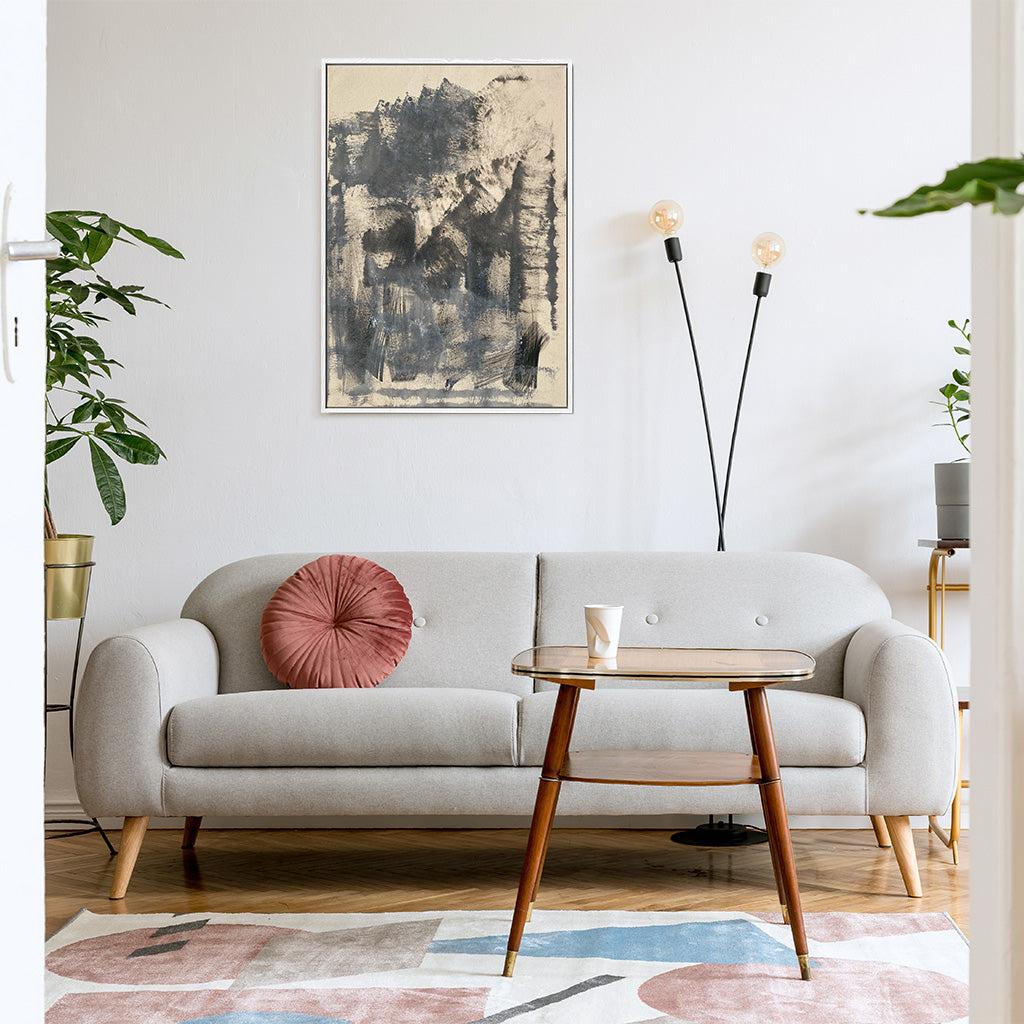 Golden City Original Painting - - Abstract House