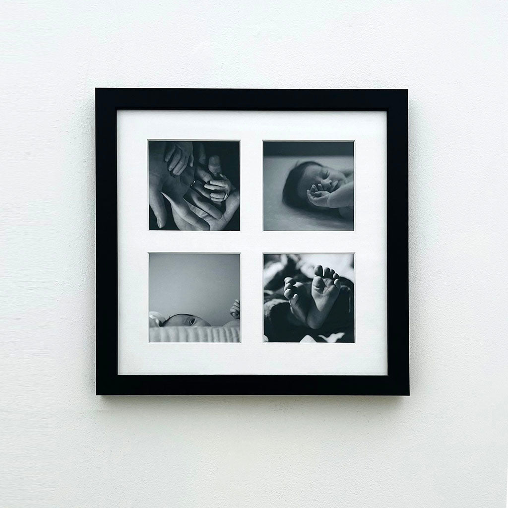Multi Aperture Photo Frame Collage 30x30 cm-Abstract House