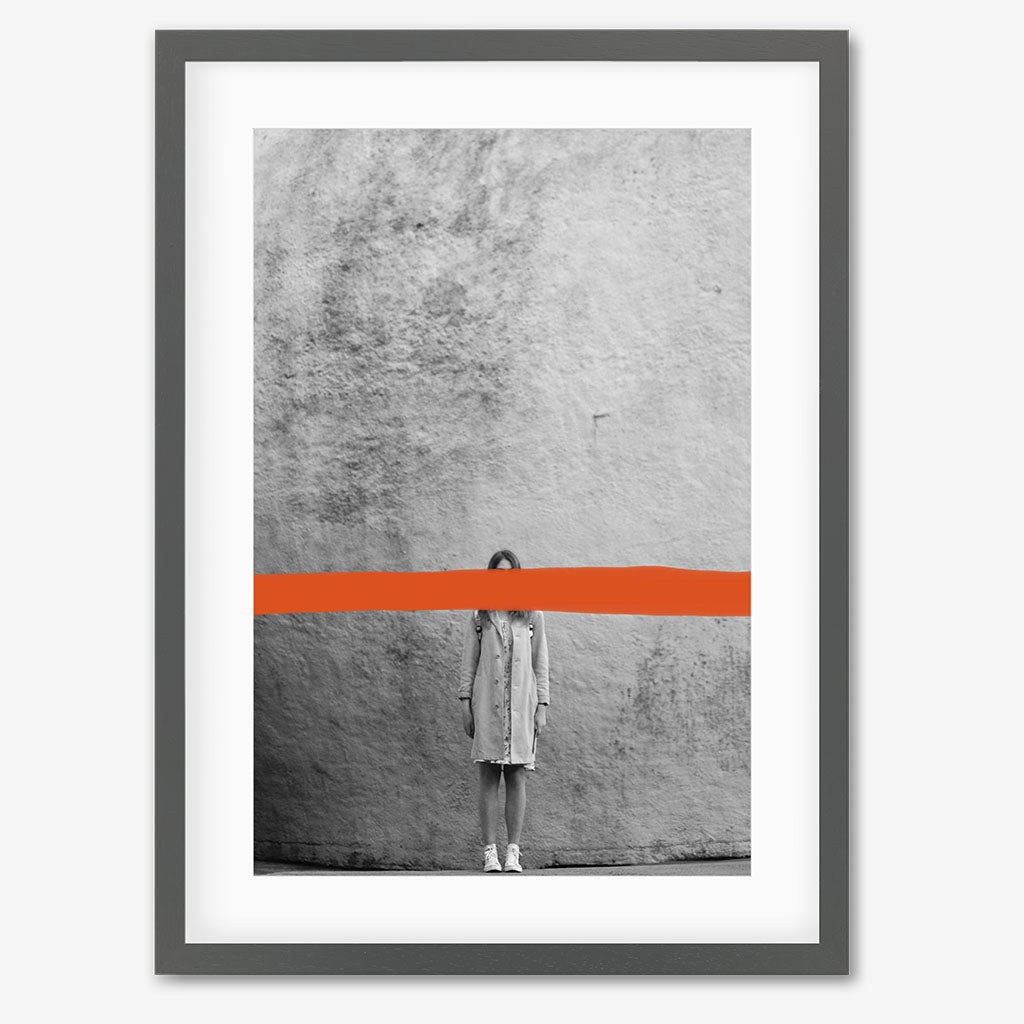 Silence Limited Edition Print - Grey Frame With Mount - Abstract House