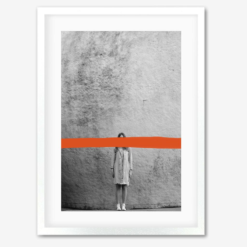 Silence Limited Edition Print - White Frame Frame With Mount - Abstract House