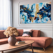 Fables V - Original Painting-framed-Painting-Abstract House