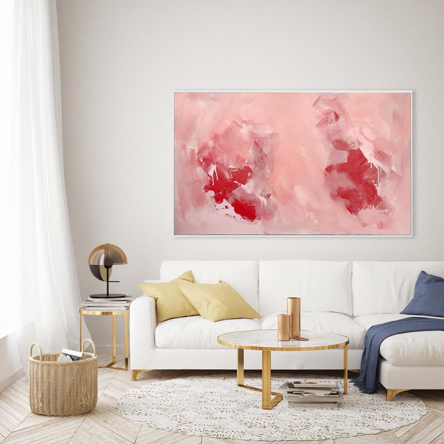 Candy Rush - Original Painting-framed-Painting-Abstract House