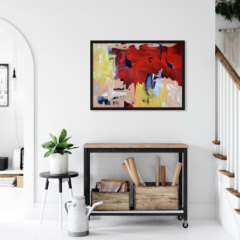 Abstraction 61 Art Print-framed-Wall Art Print-Abstract House