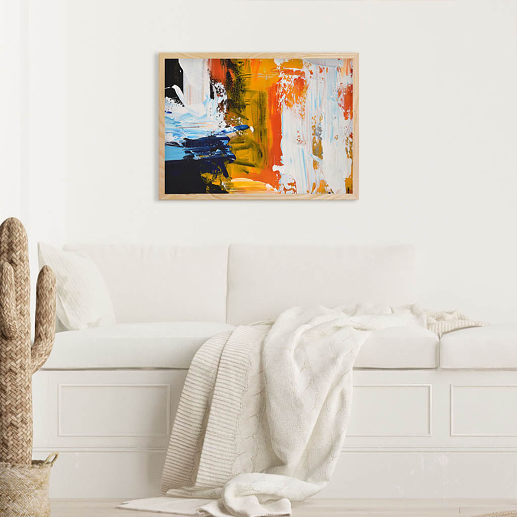 Abstraction 62 Art Print-framed-Wall Art Print-Abstract House