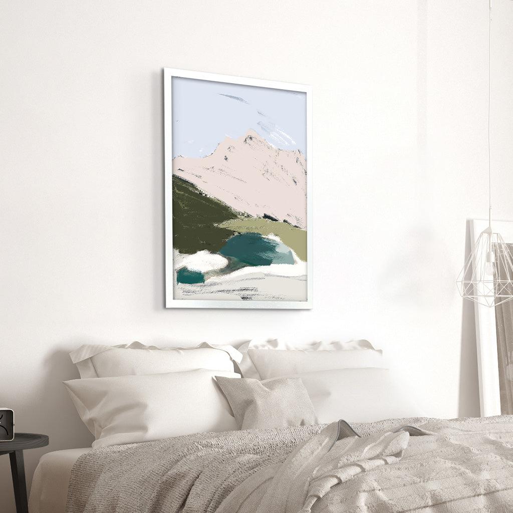 Abstract Valley Framed Print - - Abstract House